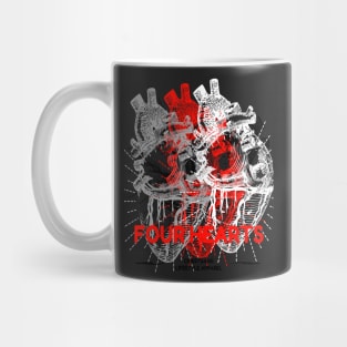 FAther (2) Four Hearts Mug